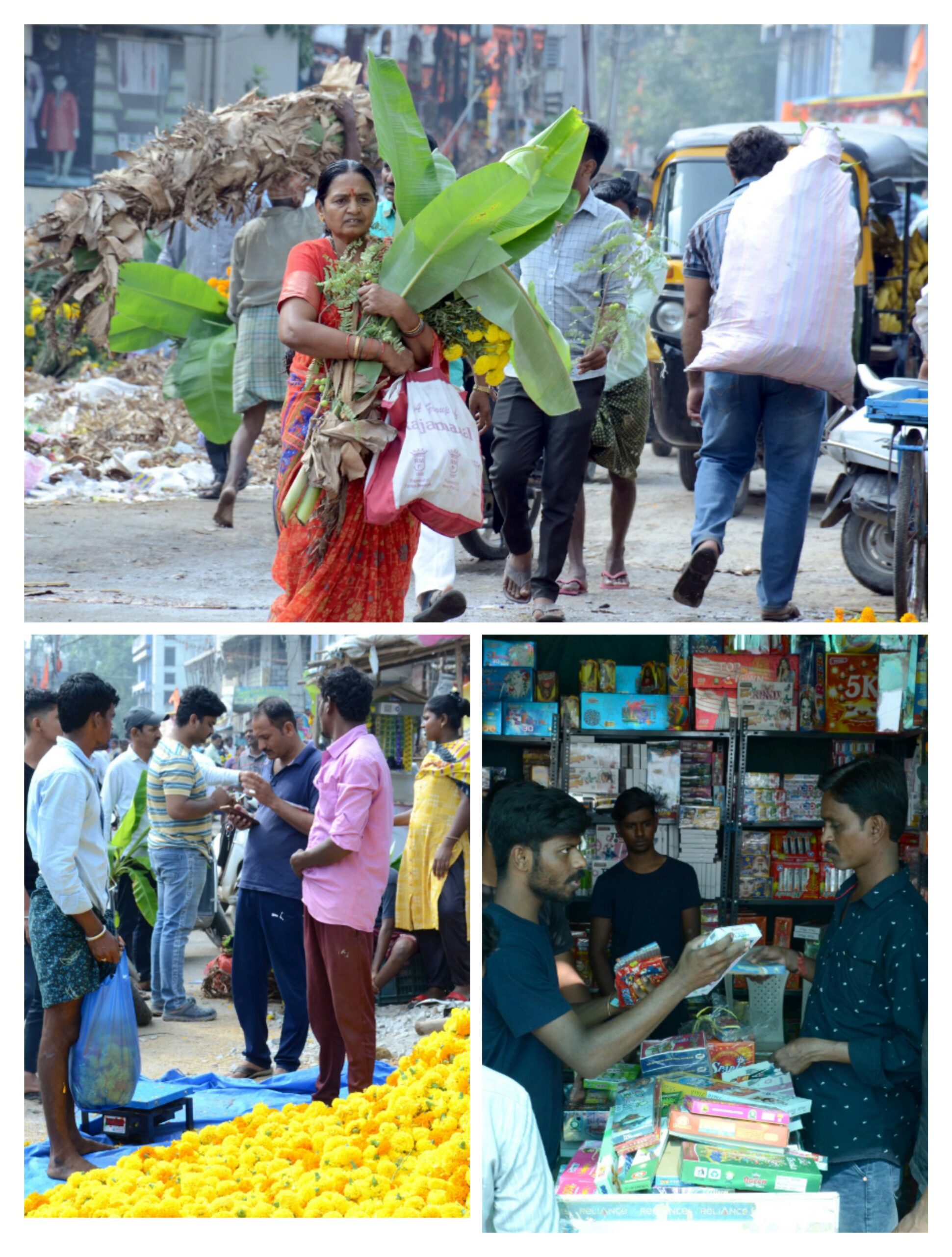 ಬೆಳಕಿನ ಹಬ್ಬ ದೀಪಾವಳಿಯ ಅದ್ಧೂರಿ ಆಚರಣೆಗೆ ಕ್ಷಣಗಣನೆ ಖರೀದಿ ಜೋರು